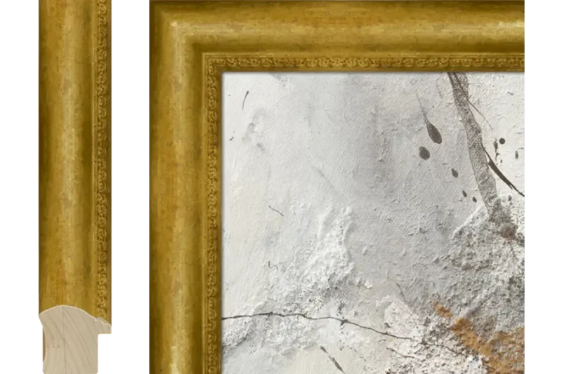 Schilderijlijst Hermitage Bol goud 44mm