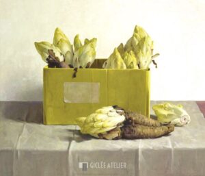 Witlof in gele doos - Henk Helmantel