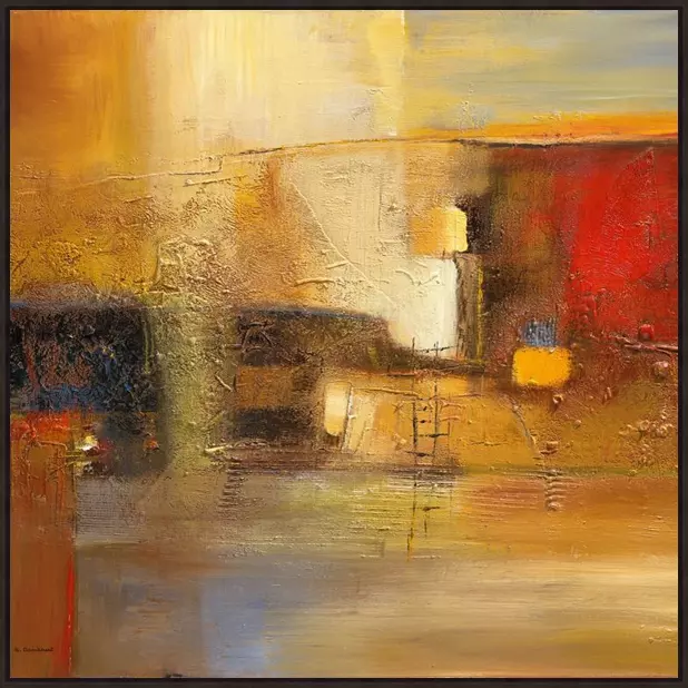 Sunbeam to Earth - Bea Danckaert - in baklijst Atelier zwart 10mm