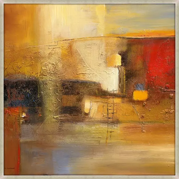 Sunbeam to Earth - Bea Danckaert - in sierlijst Elementi zilver 20mm