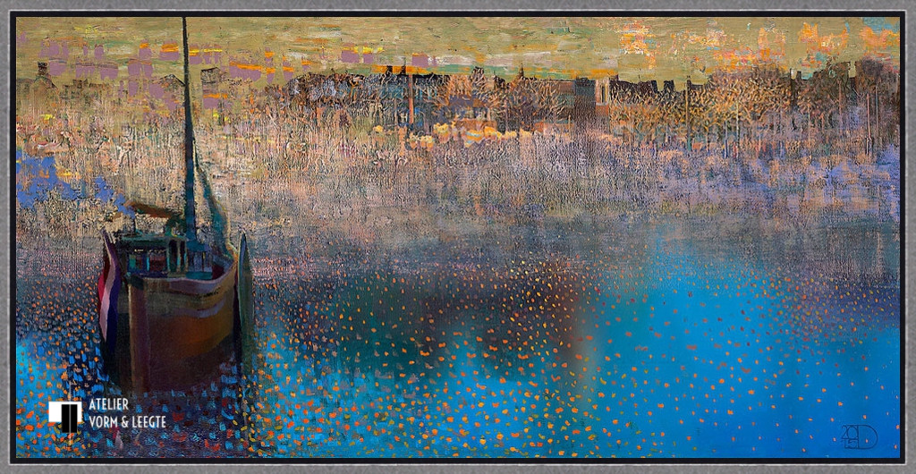 Awakening - Ton Dubbeldam - in baklijst Atelier zwart-zilver 10mm