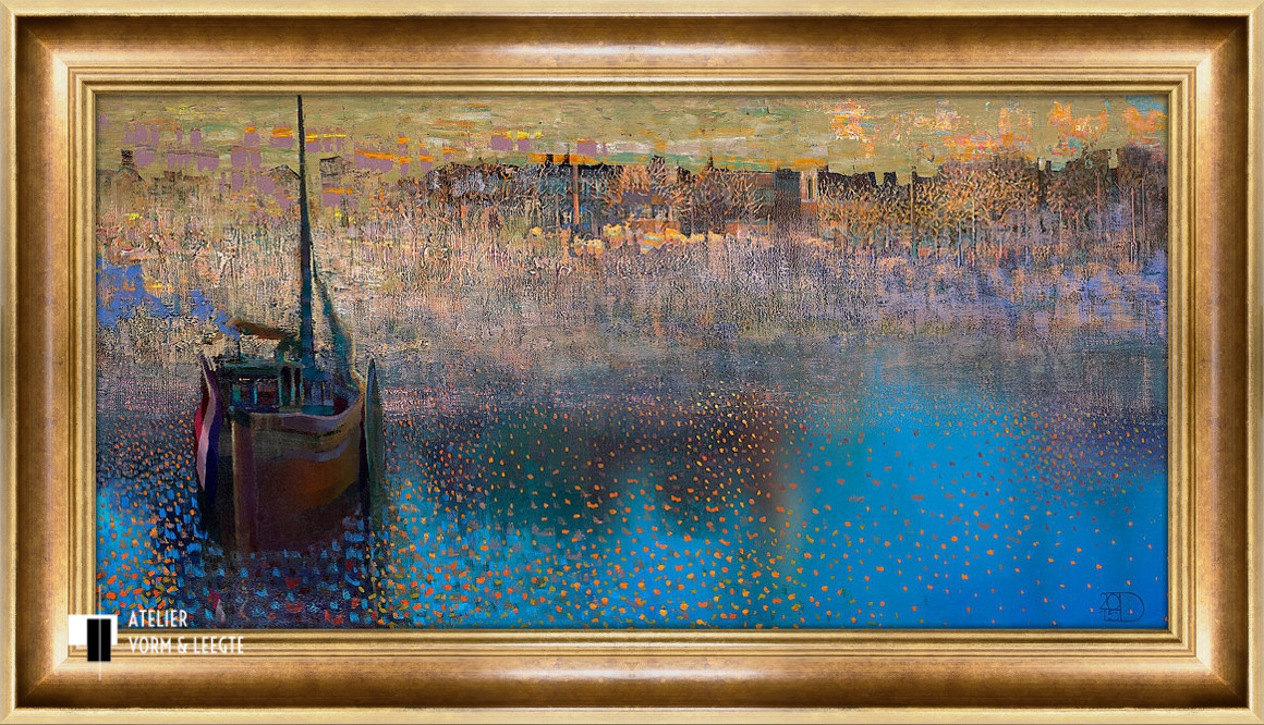 Awakening - Ton Dubbeldam - in sierlijst Palladio antiek goud 70mm