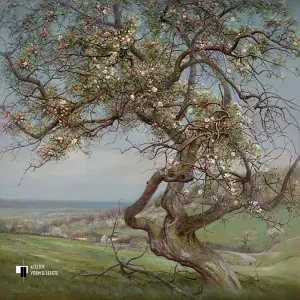 Bloeiende appelboom - Patrick Creyghton - giclee op canvas