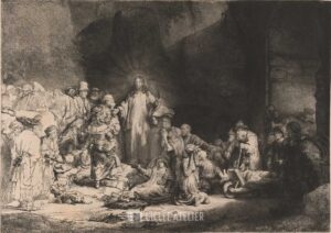 Honderd gulden prent - Rembrandt van Rijn - gicleekunst
