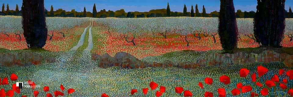 Provence - Ton Dubbeldam - giclee op canvas