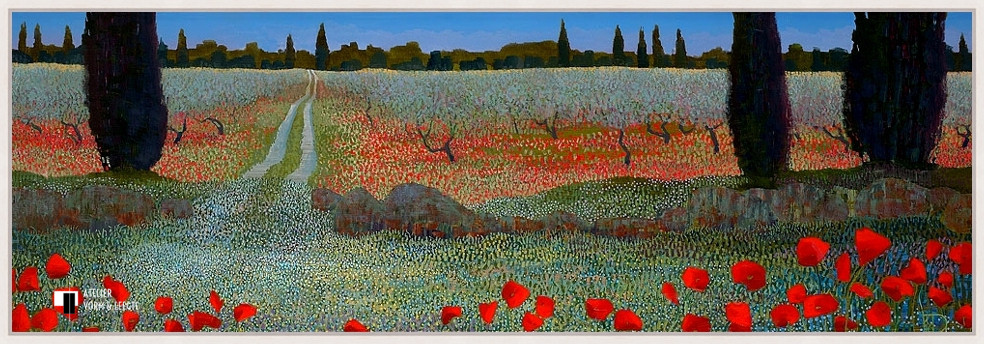 Provence - Ton Dubbeldam - in baklijst Atelier whitewash 10mm