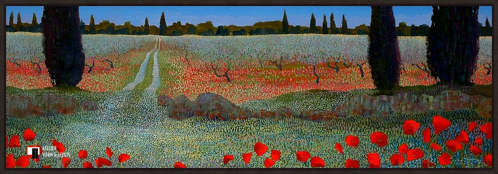 Provence - Ton Dubbeldam - in baklijst Atelier zwart 10mm