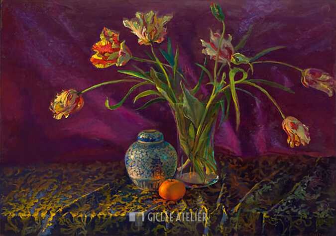 Tulpen - Keimpe van der Kooi - giclee kunst