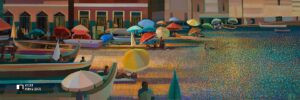 Baia del Silenzio - Ton Dubbeldam - giclee op canvas