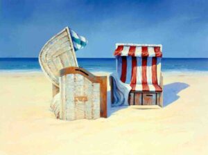 Beach Chairs II - Sigurd Schneider - gicleekunst