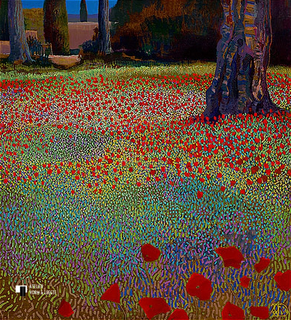 Le jardin de l'éternité - Ton Dubbeldam - giclee op canvas