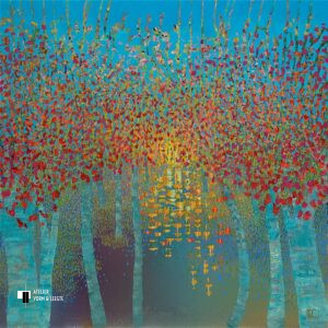 Sunset Reflection - Ton Dubbeldam - giclee op canvas
