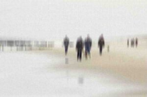 Walking People II - Gerhard Rossmeissl - gicleekunst