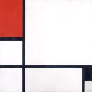 1929 Compositie - Piet Mondriaan - artwerk op canvas