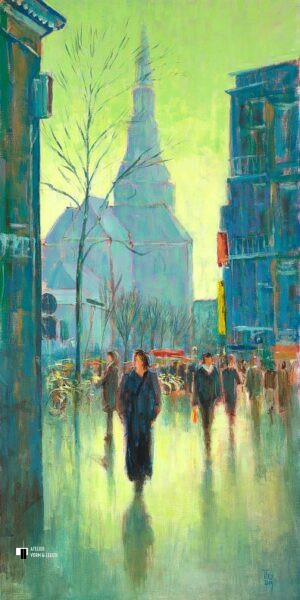 Der Aa-kerk - Theo Onnes - giclee op canvas