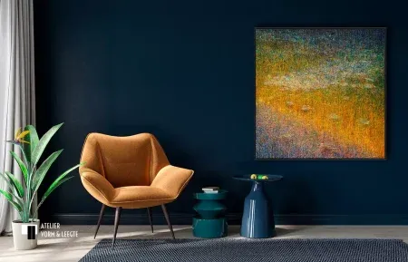 Waterspiegel sloot - van Henrie Vogel - aan de wand