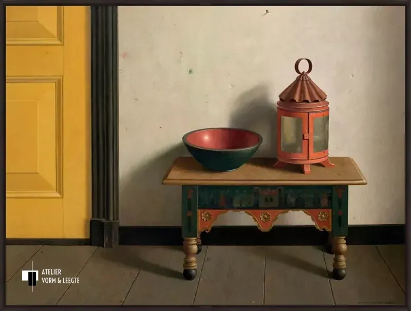 De keuken van de Weem in Westeremden - Henk Helmantel - in baklijst Atelier zwart 10mm