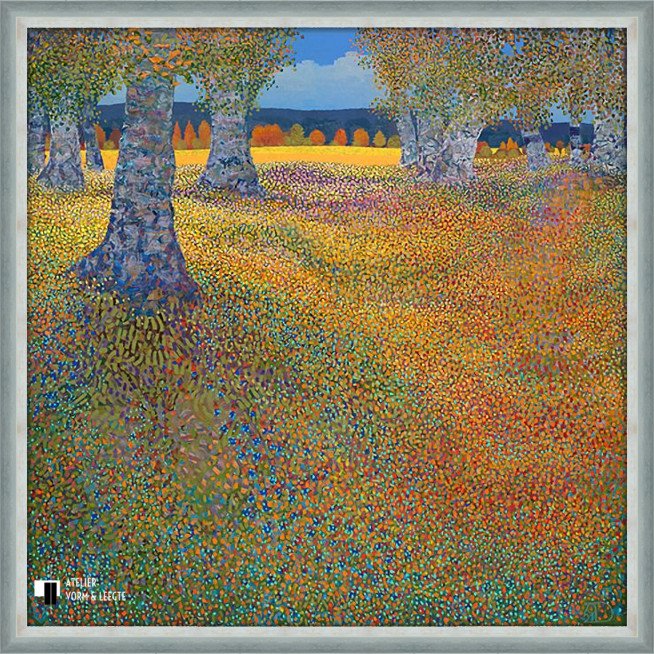 The Forest - Ton Dubbeldam - in sierlijst Canova grijs zilver 35mm