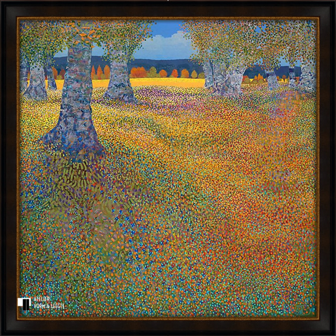 The Forest - Ton Dubbeldam - in sierlijst Chateau Epoque zwart-goud 50mm