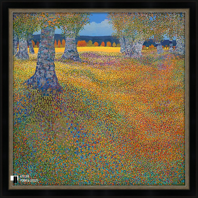 The Forest - Ton Dubbeldam - in sierlijst Luxor zwart-zilver 56mm