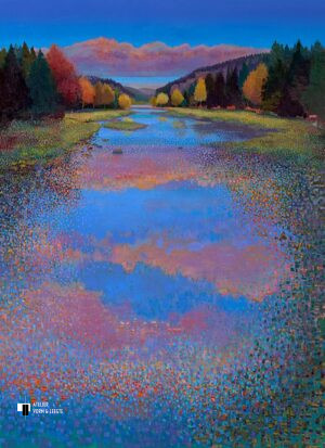 The River - Ton Dubbeldam - giclee op canvas