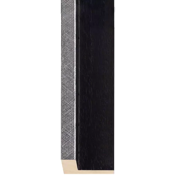 Atelier hout - zwart met zilverfront - Afbeelding 3