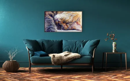 Tembi van Adriana van Zoest aan de wand