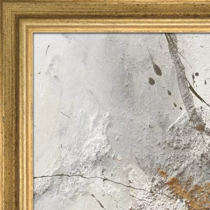 Schilderijlijst Villa 35mm antiek-goud met inleg