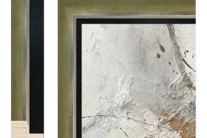 Baklijst Portofino zilvergroen 34mm