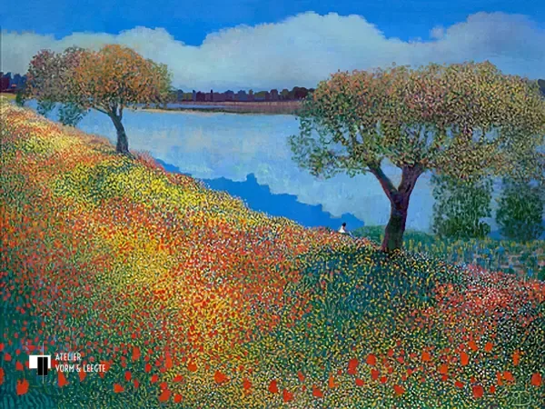 Down by the river - Ton Dubbeldam - giclee op canvas