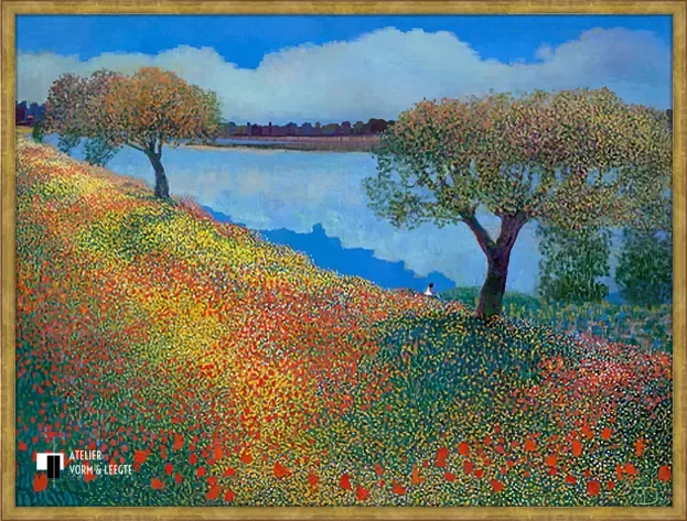 Down by the river - Ton Dubbeldam - in sierlijst Icona goud 15mm