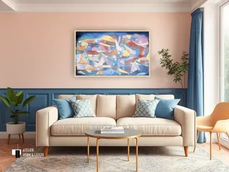 Spelende Vissen van Paul Klee aan de wand