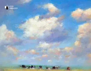 Zeeuwse luchten - Dinie Boogaart - giclee op canvas
