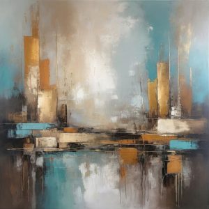 Echoes of the Concrete Sea - Alpenglow Workshop - giclee op canvas