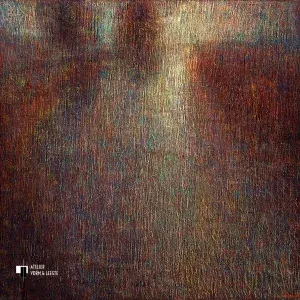 Weg, bomen, sloot - Henrie Vogel - giclee op canvas