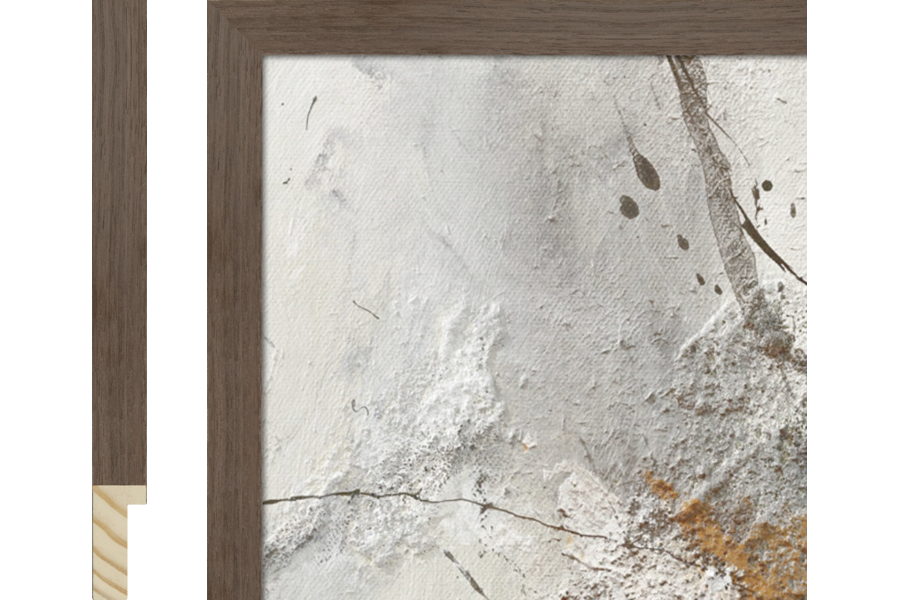 Schilderijlijst Hout Modern 20mm walnoot