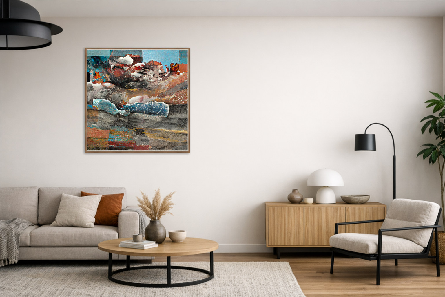 Taarlosche Diep van Sikko Mulder aan de wand