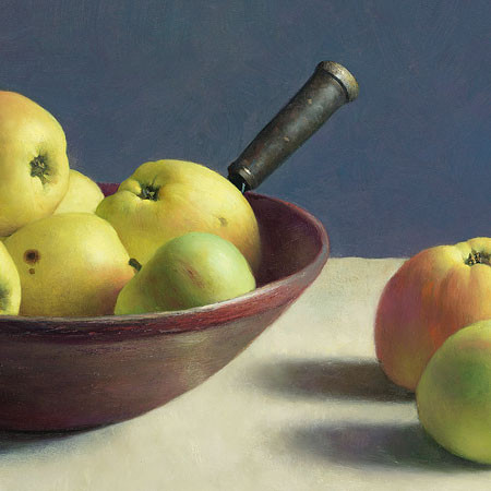 Henk Helmantel - detail van Stilleven met appels