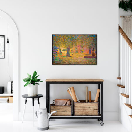 La tendre image du bonheur van Ton Dubbeldam aan de wand