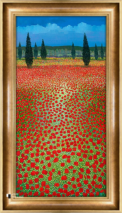 Petit Provence - Ton Dubbeldam - in sierlijst Palladio antiek goud 70mm
